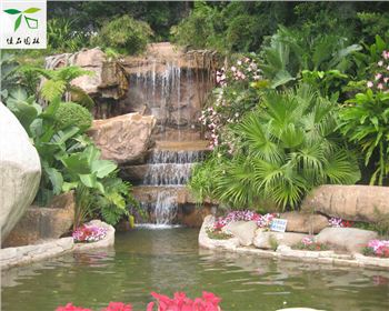 佳石告訴您成都人工塑石假山的風水藝術