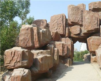 四川人工塑石假山工程案例