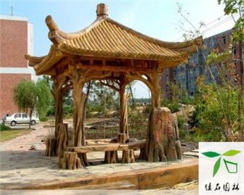 成都仿木涼亭從木質(zhì)到石制的變化